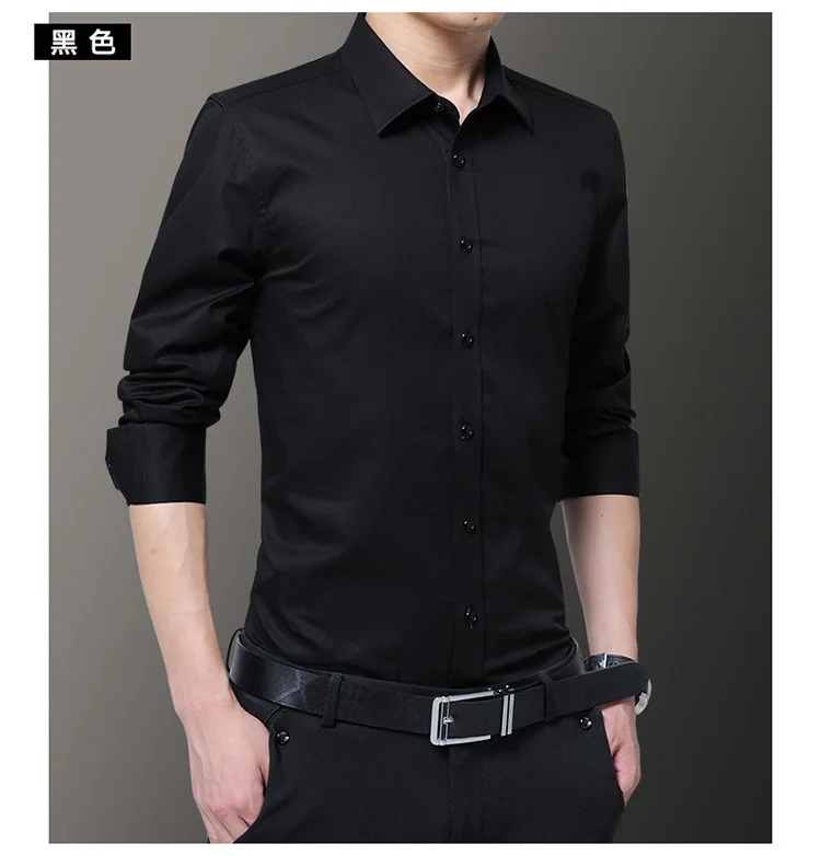 Качественная мужская деловая рубашка на пуговицах с цветочным принтом, рубашки с длинным рукавом, брендовая Повседневная Деловая хлопковая приталенная рубашка