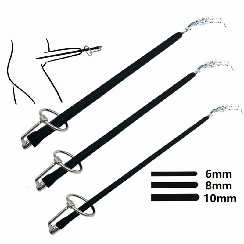 Soft Silicone Urethral Dilators Urethra Catheter Sex Toys For Men Penis Masturbator Sounding Tube Adult Product | Красота и здоровье