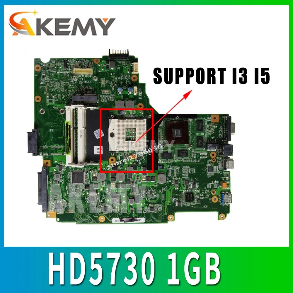 US $53.94 N61JV Motherboard REV20 1GB for ASUS N61J N61JV N61JQ N61JA laptop Motherboard N61JV Mainboard N61JV Motherboard test 100 OK