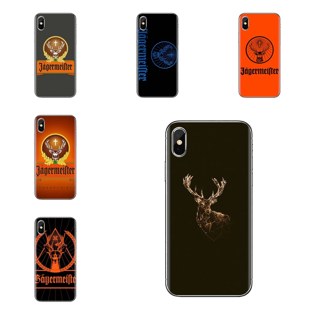 Арт-дизайн логотип ЕГЕРМЕЙСТЕР пива для iPhone XS Max XR X 4 4S 5 5S 5C SE 6 6S 7 8 плюс samsung Galaxy J1 J3