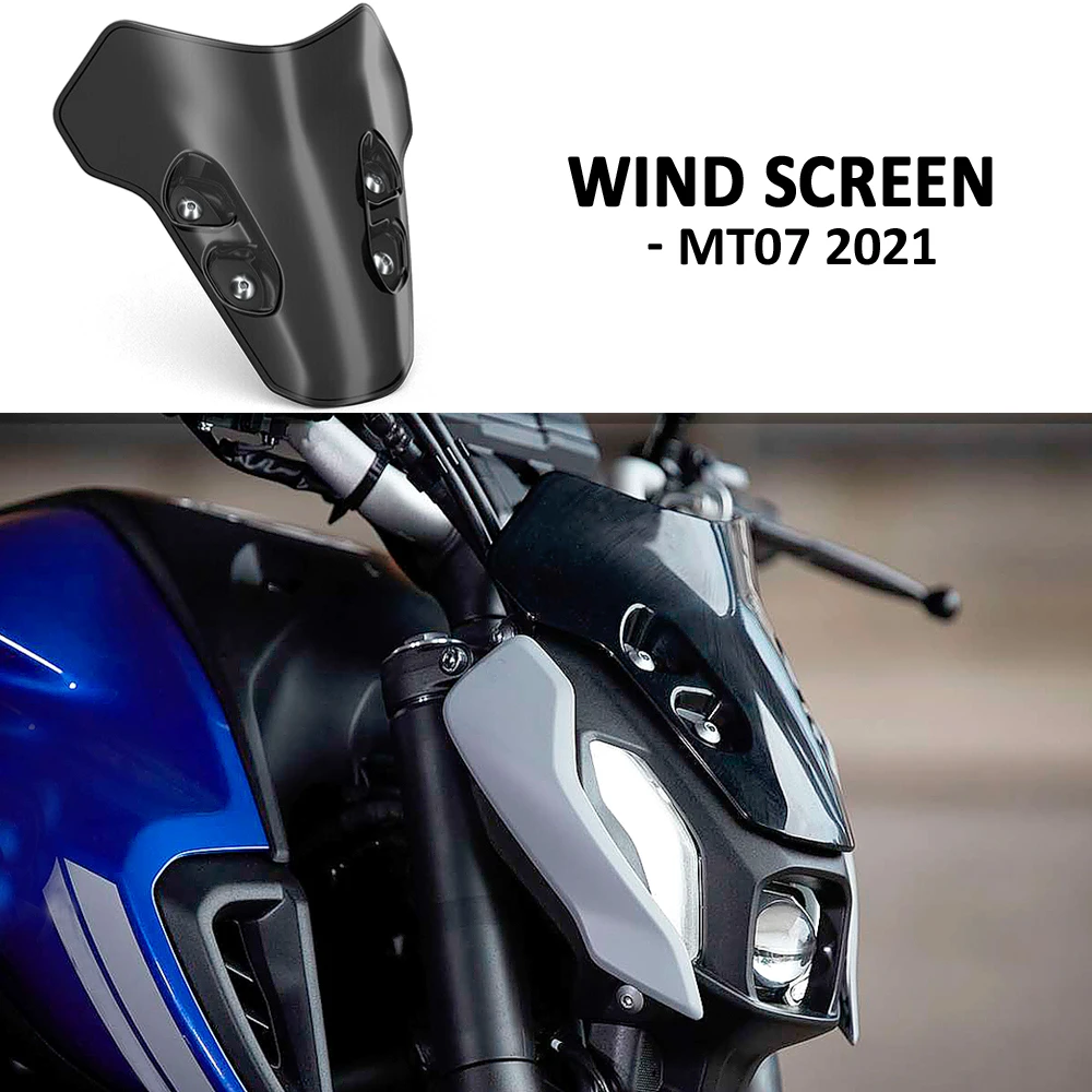 2021 2022 für Yamaha MT07 Windschutzscheibe MT 07 MT 07 Motorrad  Windschutzscheibe Deflektoren Wind Schild Screen Protector Teile|Windschutz  & Windabweiser| - AliExpress