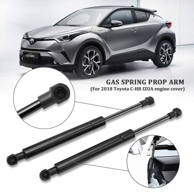 2 шт. для Toyota CHR C-HR передний капот поддерживает опору, рычаг ударов, стойки, гаситель, автомобильные газовые стойки