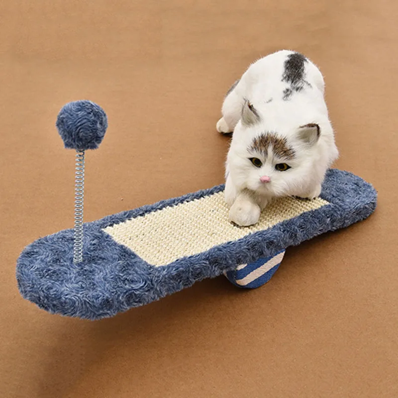 Кошка котенок картон гофрированный скребок Когтеточка сизаль доска игрушка для домашних животных игра
