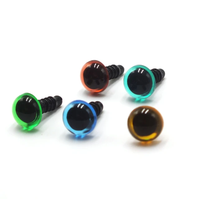 Toys Doll Accessories DIY Plastic colored safety eyes---10.5mm blue color  toy eyes - AliExpress