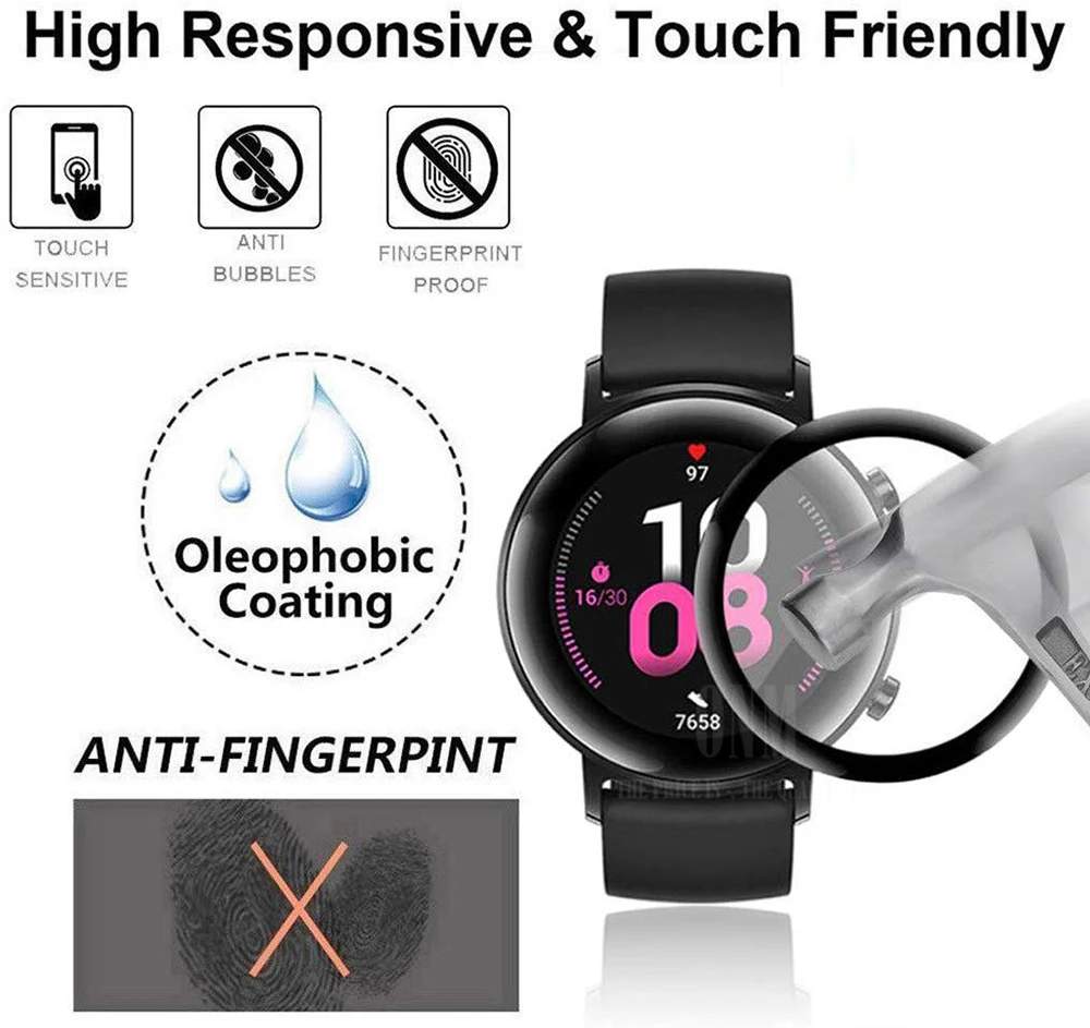 Cubierta de película protectora suave para Huawei Watch GT2E GT 2e