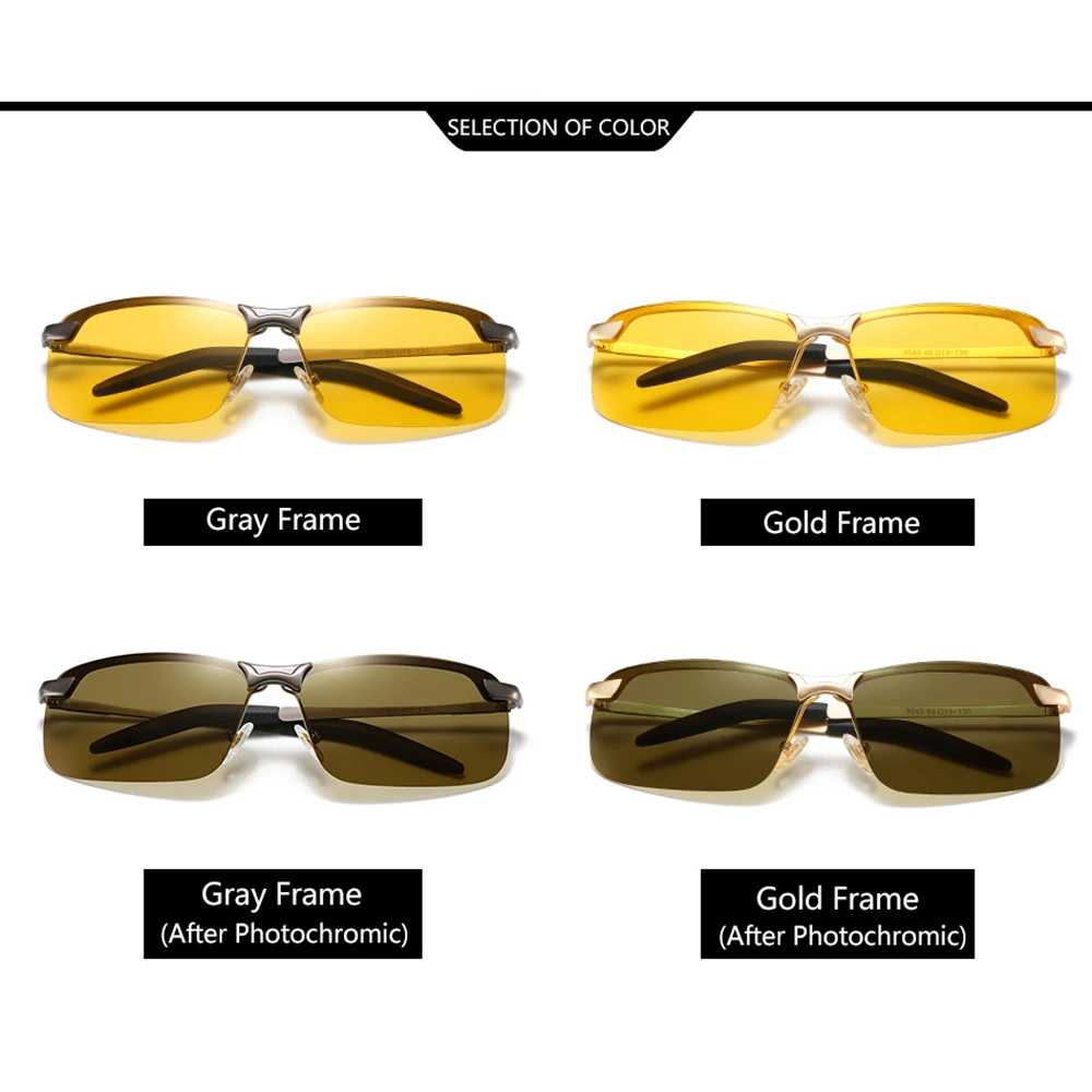 NUOVO Day Night Occhiali da sole polarizzati Vision clip-on anti-riflesso occhiali di guida 