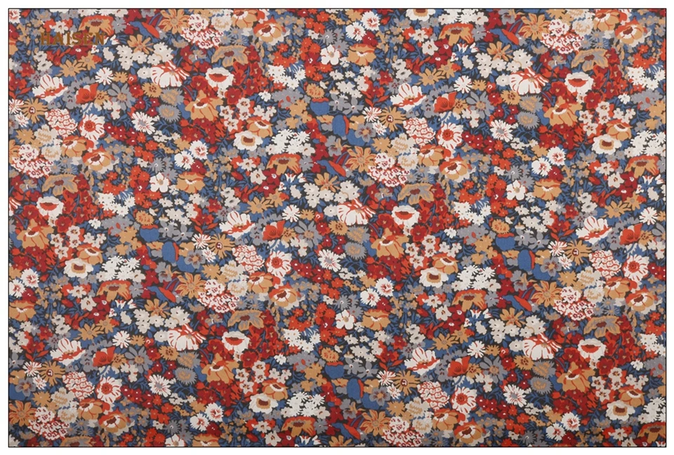 Floral Series Printed Twill Fabrics Cloth For DIY Sewing Baby&Child Quilting Bedsheet Clothes Skirt Textile Material Half Meter