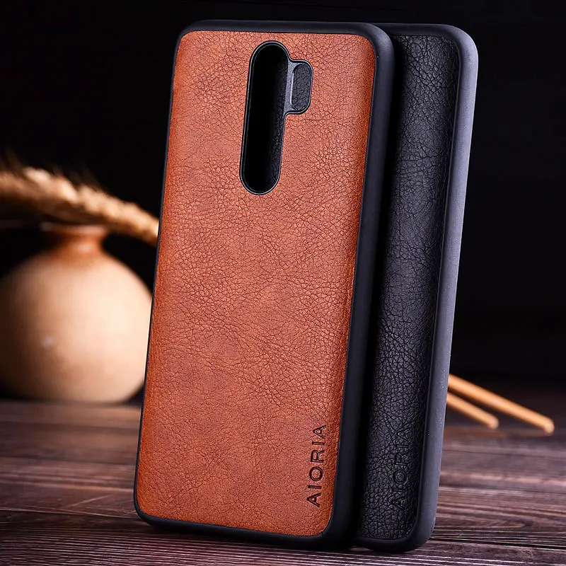 Чехол для Xiaomi Redmi Note 8 Pro роскошный винтажный кожаный чехол со слотом телефона note