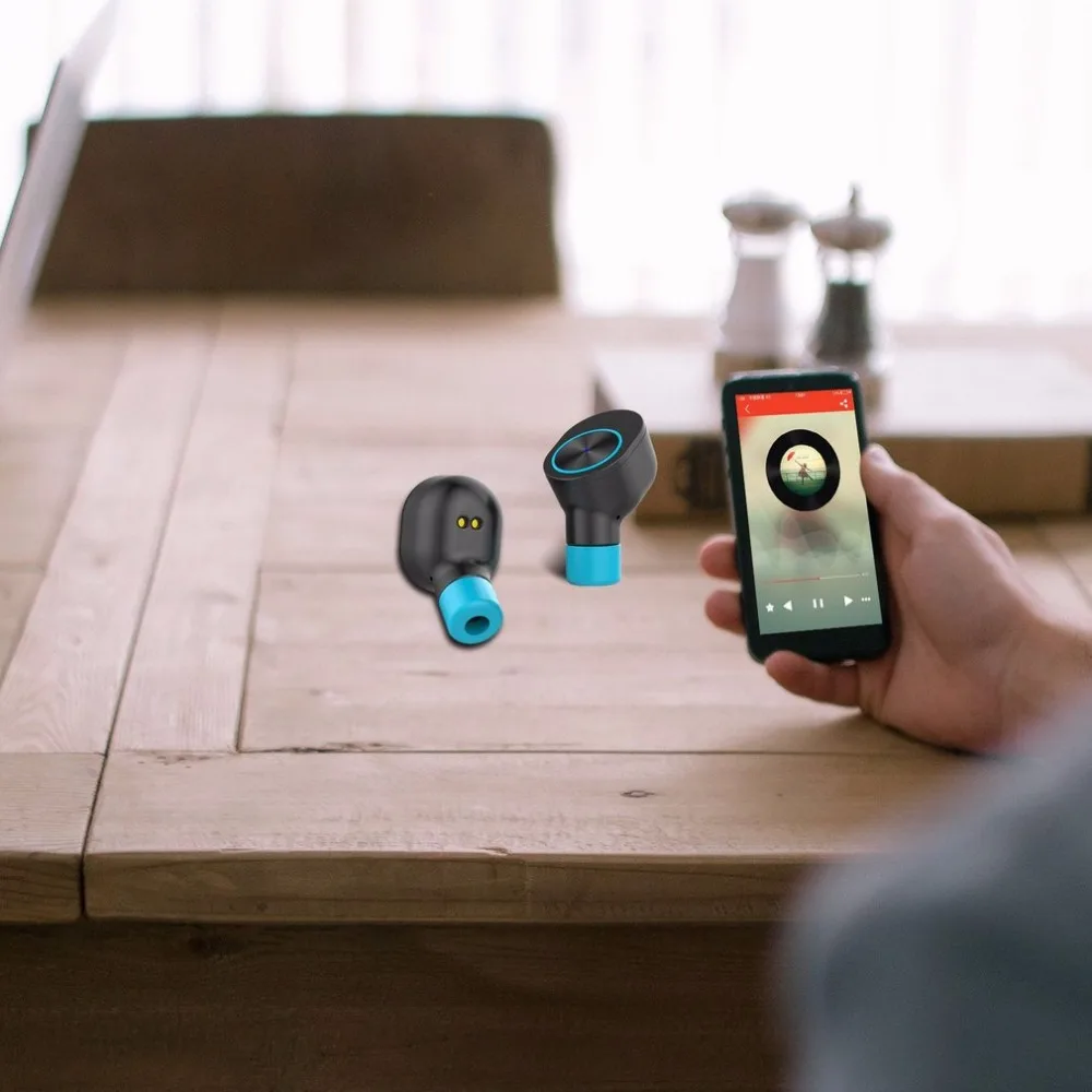 QP-W10 Bluetooth V4.2 Близнецы настоящие беспроводные наушники-вкладыши один ключ управление наушники магнитное зарядное устройство коробка идеальное сочетание