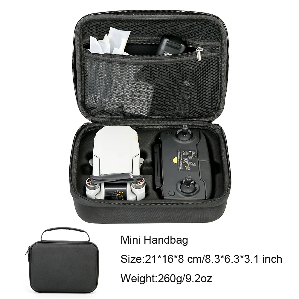 Carrying Case for DJI Mavic Mini/Mini SE Drone Handbag Storage Shockproof Hardshell Box Waterproof Shoulder Bag Accessories 