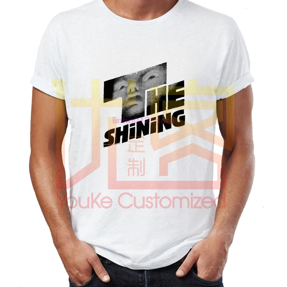 NEW The Shining Jack Nicholson Cult Horror Movie Film Halloween Mens T Shirt Loose Cotton for Men Cool Tops Shirts | Мужская одежда