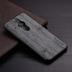 Étui pour téléphone en cuir bambou luxueux