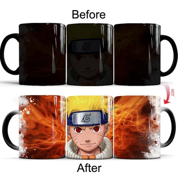 

Sharingan Naruto Creative Ceramic 11oz Changing Color Milk Cup Best Gift for Your Friends Coffee Mug Drop Shipping
