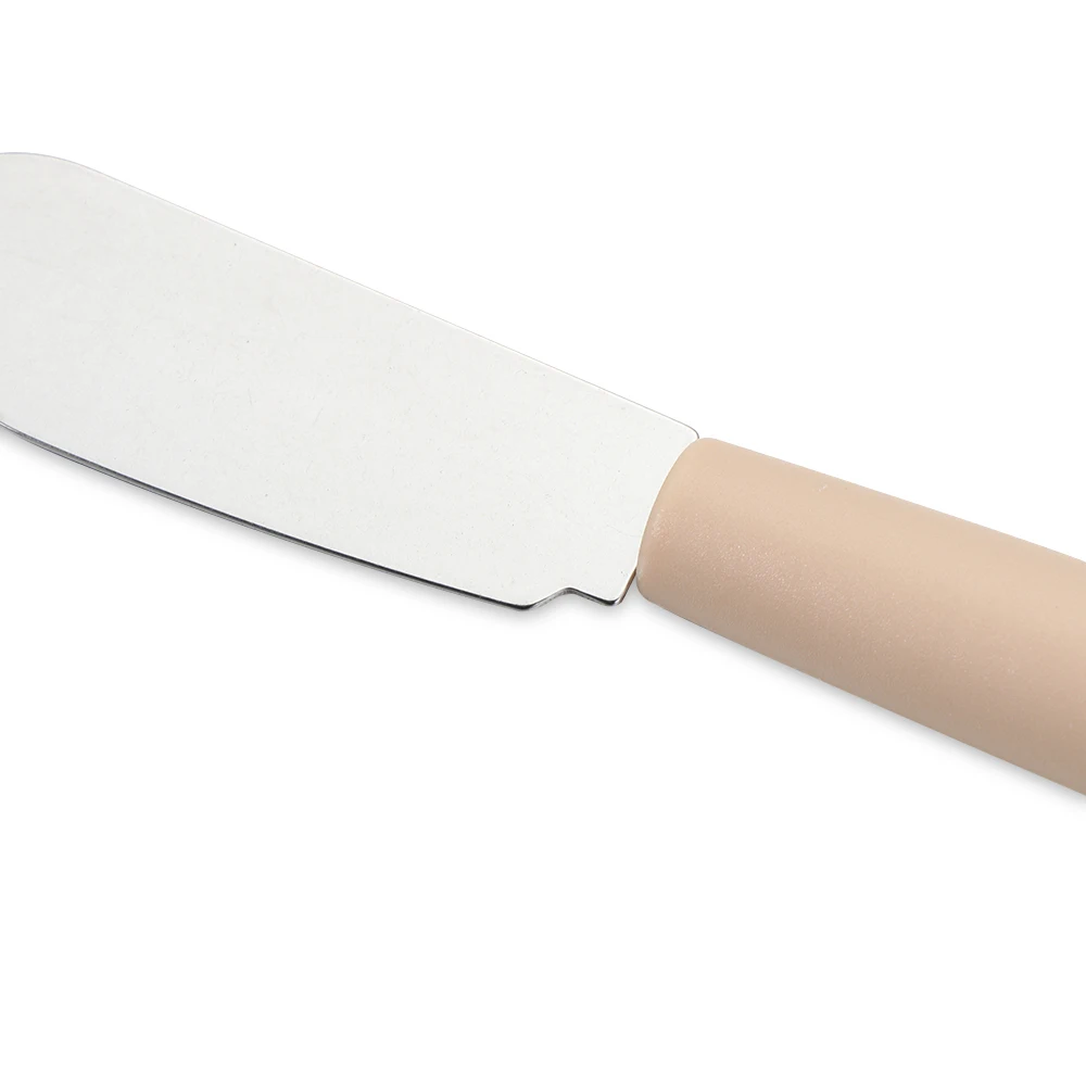 Description Picture 6 of item1PCS Mini Stainless Steel Spatula Scraper Knives Sandwich Cheese Slicer Spreader Butter Knife Kitchen Tool with Plastic Handle