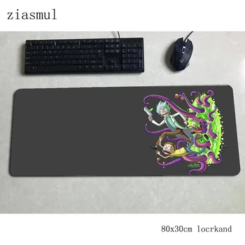 

rick and morty padmouse 80x30cm gaming mousepad game Kawaii large mouse pad gamer computer desk xl mat notbook mousemat pc