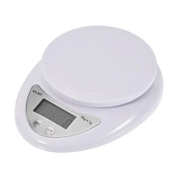 

uxcell Electronic Digital Grams Scale 5000g/1g ABS Kitchen Precision Portable Weighing for Measuring a range of Objects