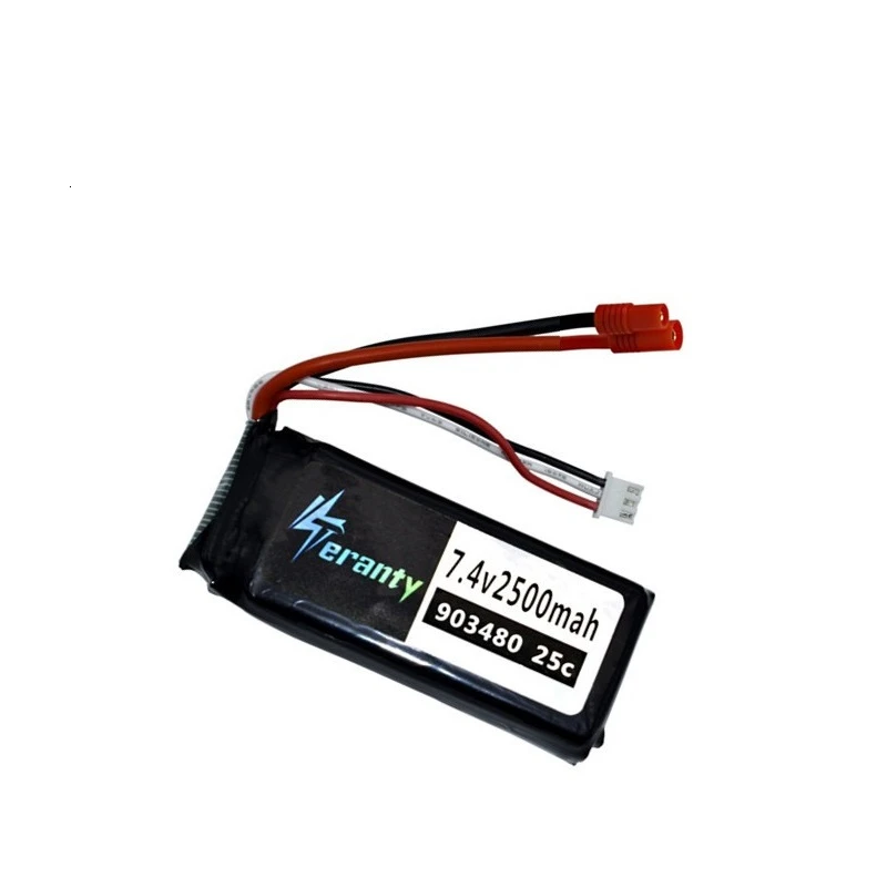 7,4 v 2500mAh Lipo батарея для Syma X8C X8W X8G X8 RC Квадрокоптер 12428 12423 автозапчасти 7,4 V 903480 игрушки аккумуляторная батарея