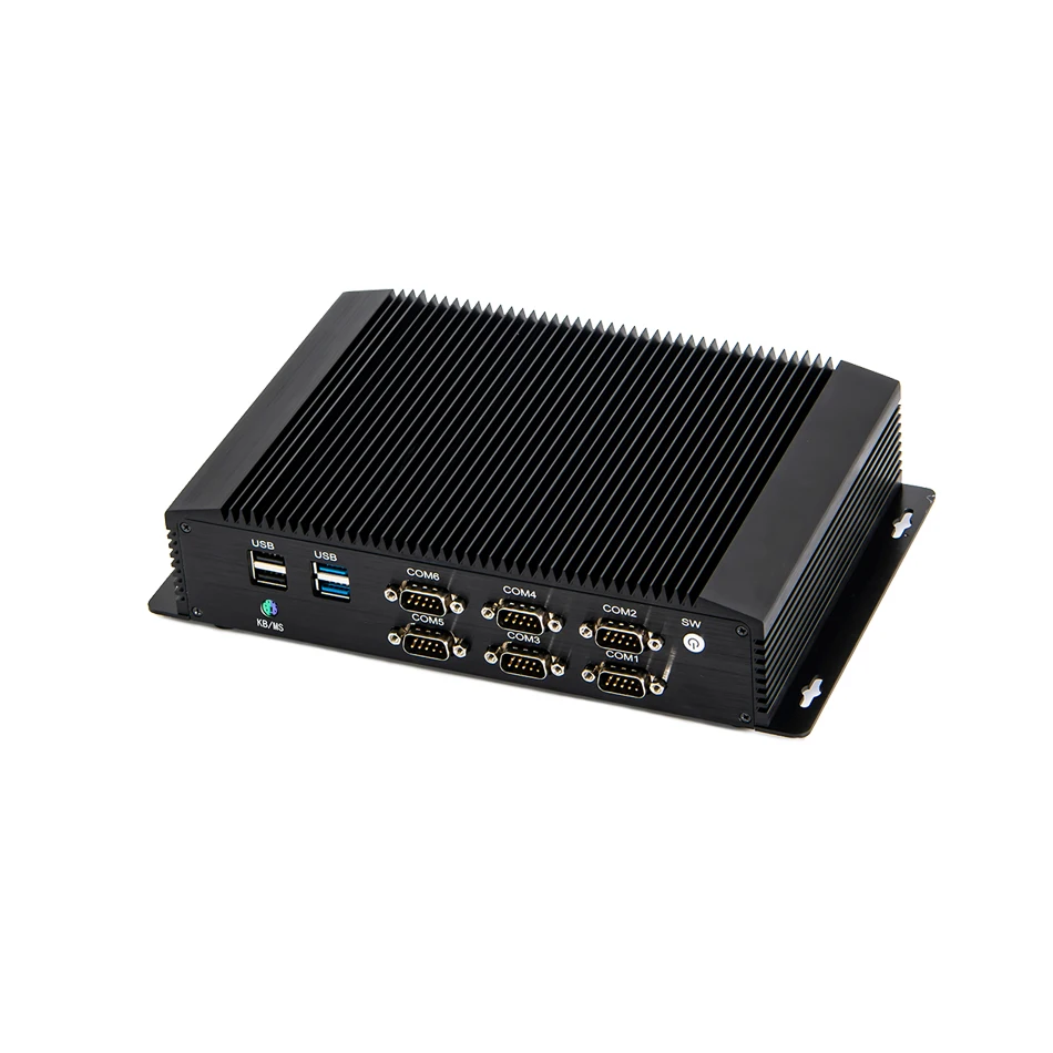 AIM06 Industrial Fanless Mini PC with Intel Core I3/I5, Windows 11 or Linux, 4G, Watchdog, 2LAN, GPIO, 6COM RS232 422 485 Description Image.This Product Can Be Found With The Tag Names Barebone Mini PC, Computer Office, Industrial pc