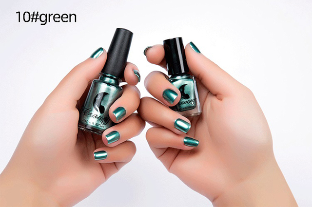 14 Colors Mirror nail Sexy Metallics Nail Polish Soak Off Nail Art For Women Girl beauty Makeup Tool Semi Permanent Varnish