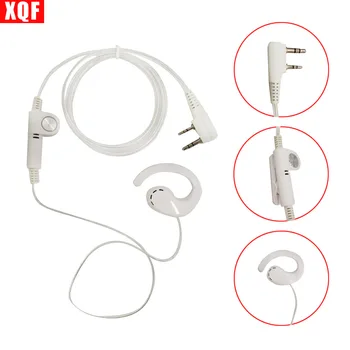 

XQF 10PCS 2-Pin White Aluminum Foil Earpiece Earphone Headset for Kenwood Radio KG-699E, 689, 689 PLUS BAOFENG UV-5R