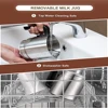 DEVISIB 4-in-1 Automatic Milk Frother Electric Instant Magic Froth 350ml Stainless Steel Pitcher Dishwasher Safe Hot and Cold 2