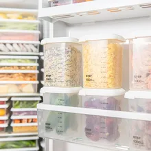 Герметичная коробка для хранения банок прозрачная пищевая канистра сохраняет свежая бутылка кухонные аксессуары Cozinha посуда кухонные инструменты C1210