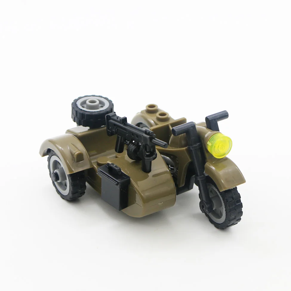 lego military ww2 motorcycle blocks