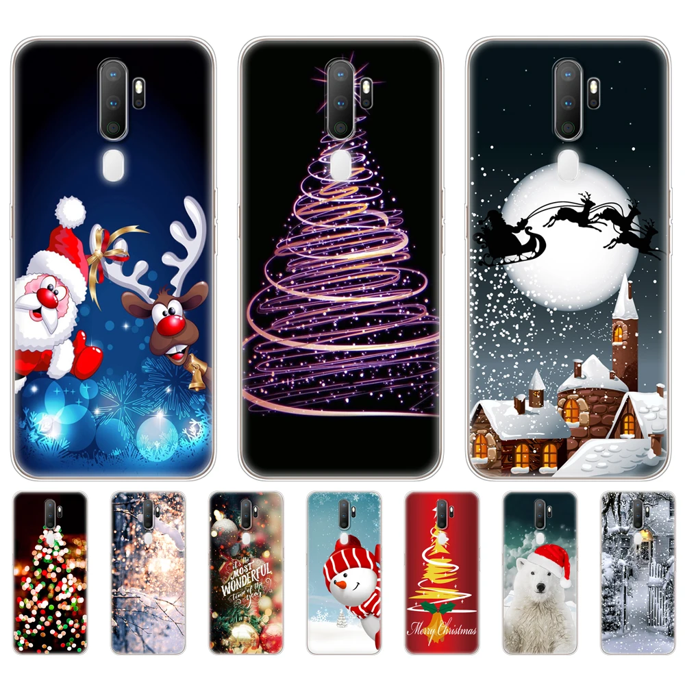 Чехол для Oppo A9 A5 2020 мягкий чехол из ТПУ телефона OPPOA9 OPPOA5 6 5 дюйма зимний снежный