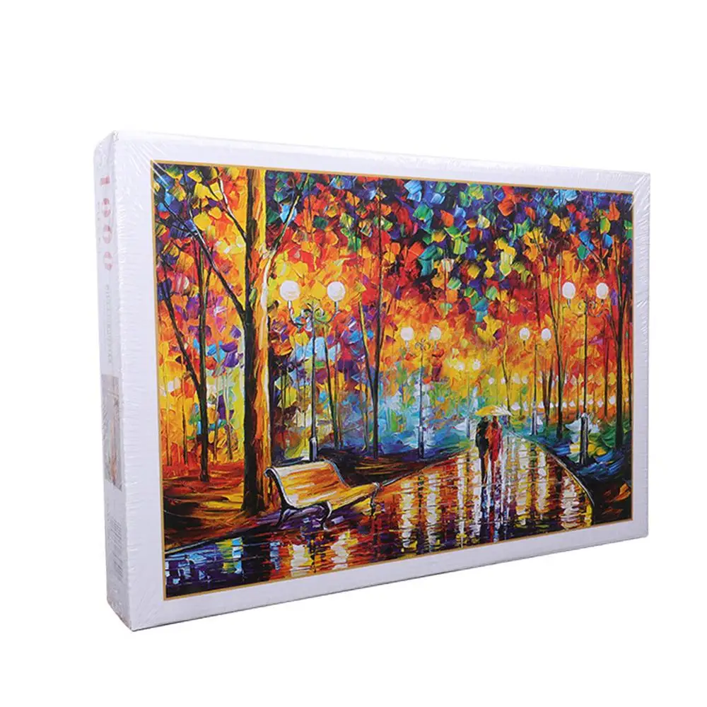 

1000 Pieces Puzzles Adult Difficult Noctilucent Growups Puzzle Landscape Style Home Cafts For Family Leisure Time High Quality