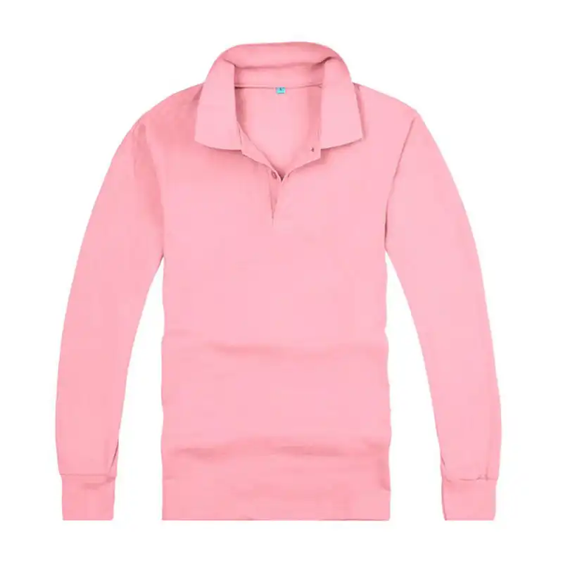Pink long sleeve polo shirt mens Clearance