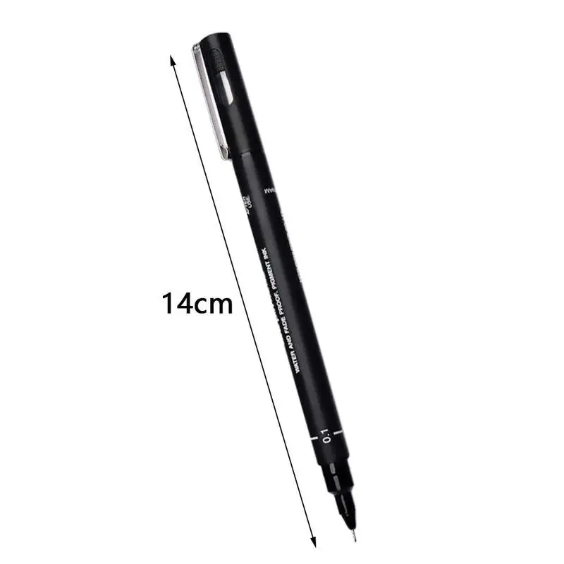 Fineliner Pigma Micron ручка для рисования 01 02 03 05 08 черная линии искусства комикс тонкая не