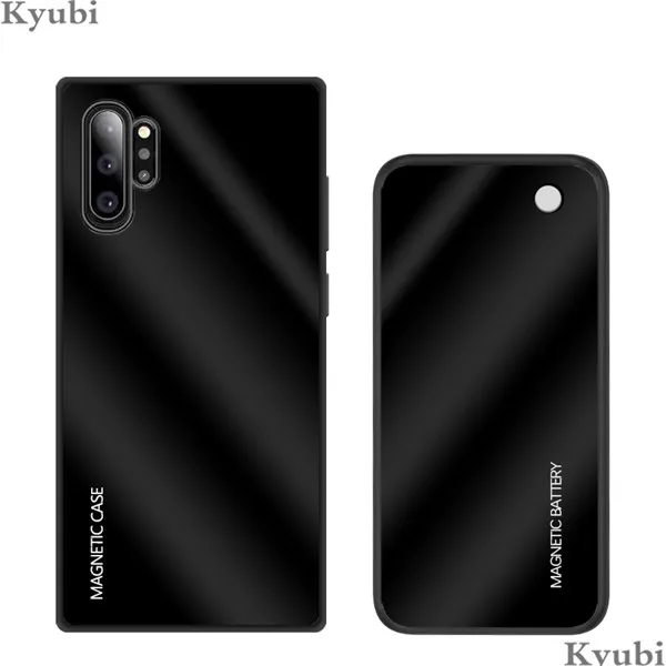 Note 10 pro black 5000 мАч зарядное устройство чехол для samsung Galaxy Note 10 Pro внешняя Магнитная Зарядка для samsung Galaxy Note 10 Pro - Цвет: Note 10 pro black