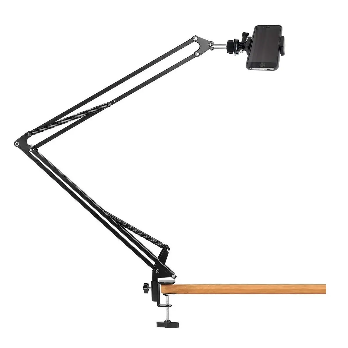 

Overhead Phone Holder,Gopro Phone Mount Stand for Live Streaming,Baking,Crafting,Calligraphy,Cooking,Online Course