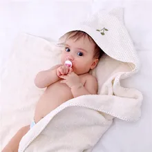 Новое белое одеяло в стиле БП для ребенка, обертывающее одеяло с рисунком вишни