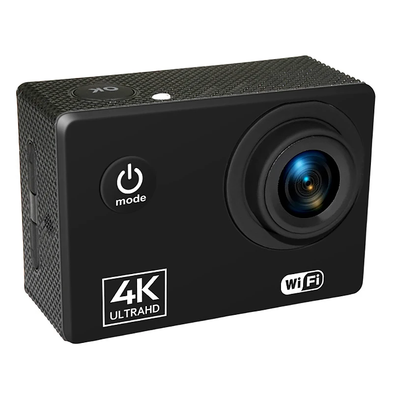 AT Q40C Экшн камера 2 7 K/30FPS 1080P/60FPS WIFI 24MP Ultra HD мини для шлема WiFi Водонепроницаемая