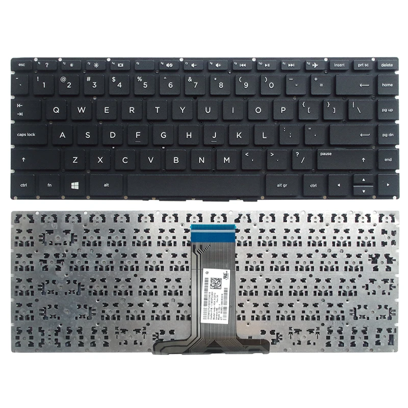 Teclado do Portátil dos E.u. para o Pavilhão de hp E.u. Novos X360 14-ba 14t-ba 14m-ba 14-bs 14-bs000 Bs100tpn-w125 Q186 Q189 C121 - Imagem 3