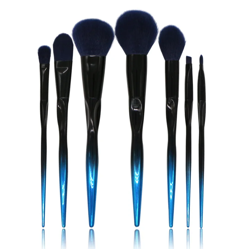 

7pcs Makeup Brushes Set Professional Eyes Makeup Beauty Tools kit Brushes Soft Fiber Gradient Handle Makeup Brush