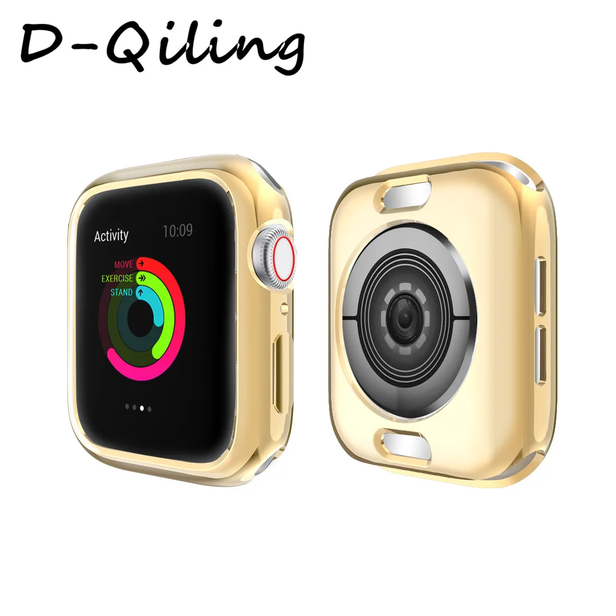 Бампер для apple watch series 3, 4, 2, 1, 5, Мягкий защитный чехол из ТПУ с покрытием, задняя рамка, защита 42 мм, 38 мм, 44 мм, 40 мм, Coque Capinha