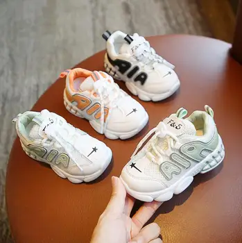 

Children's Sports Shoes Fashion Fashion Toddler Sneakers Girls Breathable Casual Shoes 2020 New Kids Designer Boy Running Flats