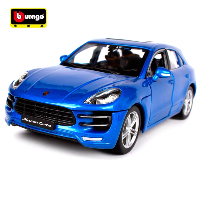 Bburago 1:24 Porsche Macan SUV Car Black blue Diecast Model Toy Adult toy collector New In Box Free Shipping 21077 | Игрушки и хобби