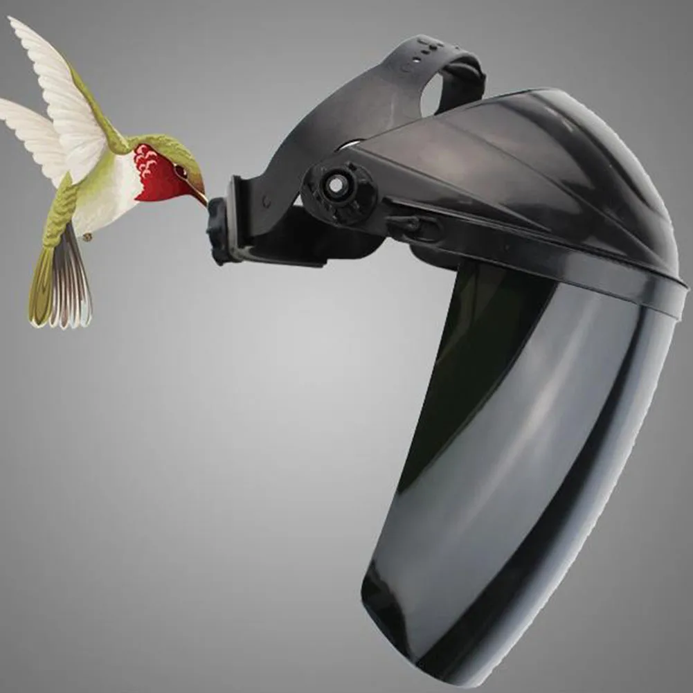 Welding Helmet Electric Head-mounted Anti Splash Practical Guard Full Face PC Brush Cutter Soldering Safety Hat Protective Mask