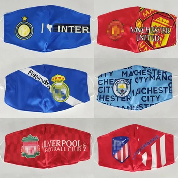 

Football Club Masks Reusable Hygiene High Grade Protective Mask Face Filter Anti Dust Mouth Mascarilla