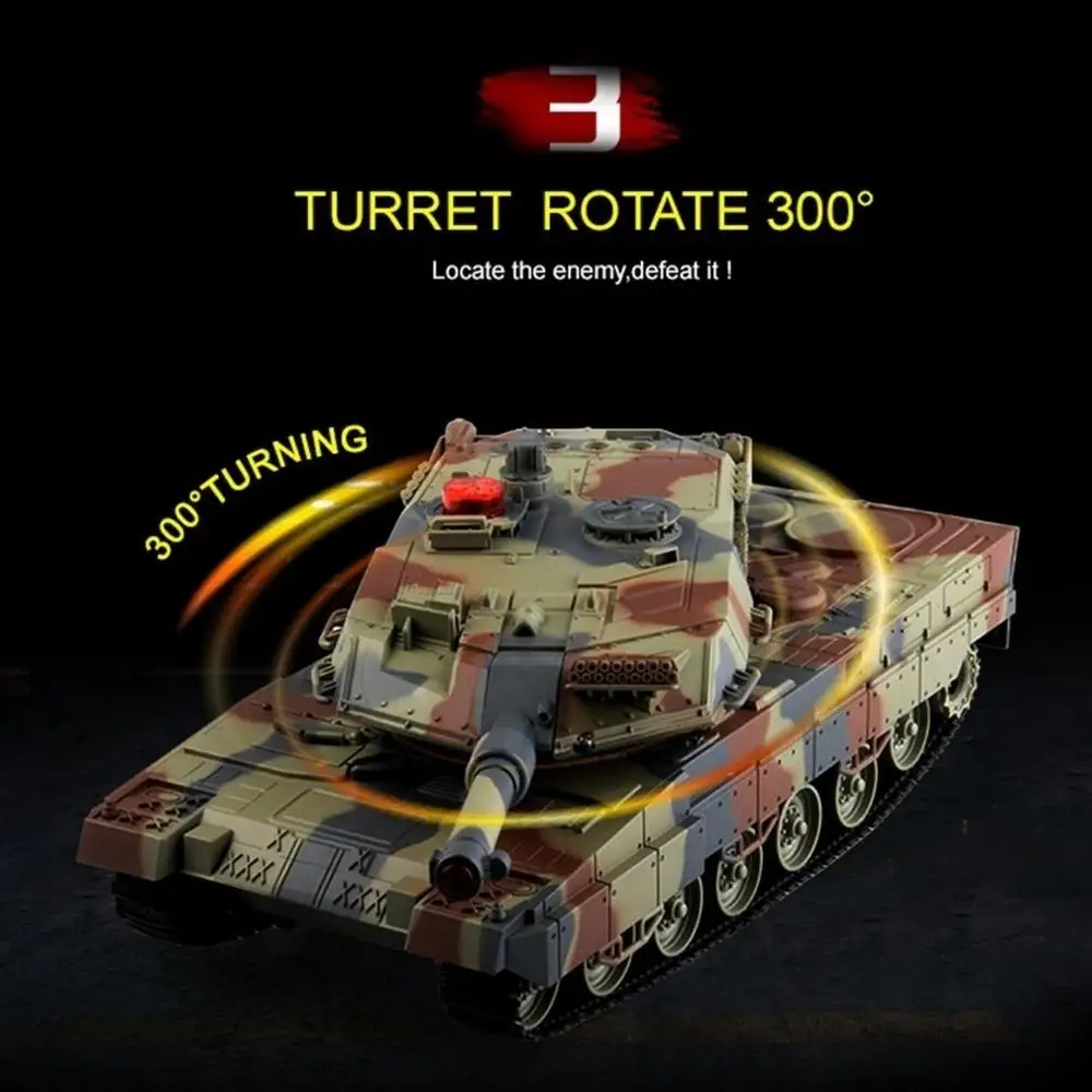 Remote Control 1/24 RC Tank Crawler Toys Simulation Infrared RC Battle Tank Toy Best Birthday Gifts for Kids Boys