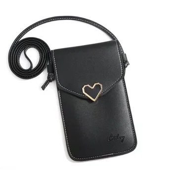 

5pcs Women Bag For iPhone 12 Pro Max 2020 New Case For Samsung/Xiaomi PU Leather Pouch Screen Touch Mobile Phone Bag Accessories