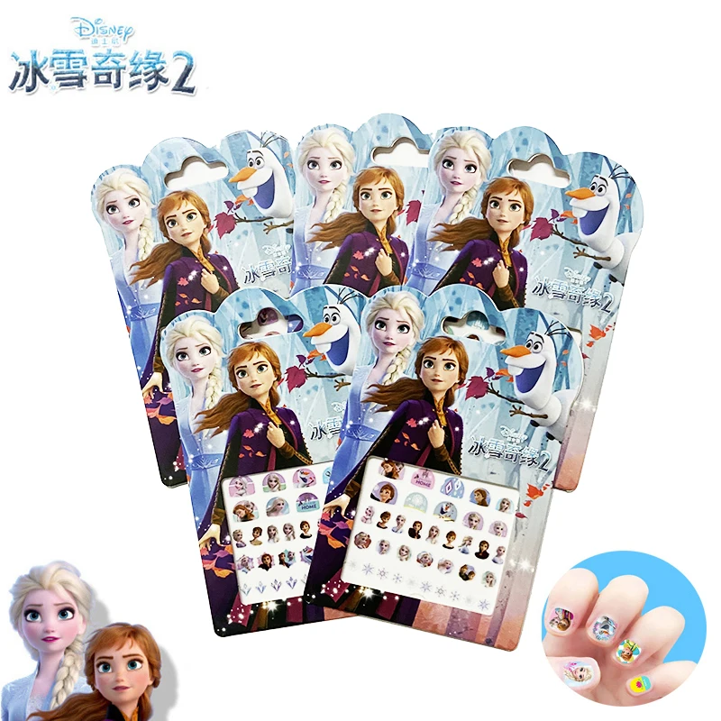 Наклейки на ногти Disney Холодное сердце 2 Эльза и Анна игрушка новый мой маленький