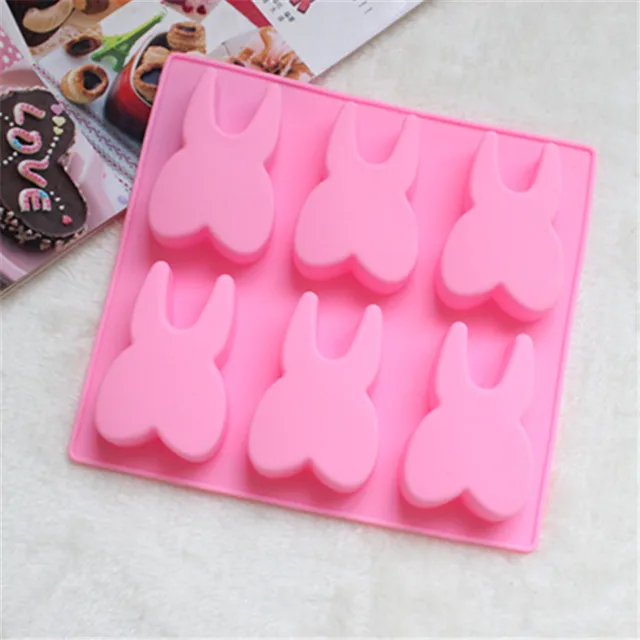 Fogak Csokoládé Fondant Torta Dekorációs Szerszámok Puding Penész 3D-S Fog Alakú Szilikon Aranyos 6 Lyukú Formák Jelly K568 - Image 2