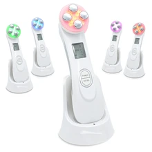 5 в 1, РЧ и EMS, радио, мезотерапия, Электропорация, ручка для красоты лица, радиочастотный светодиодный фотон, средство для омоложения кожи лица, средство для удаления морщин