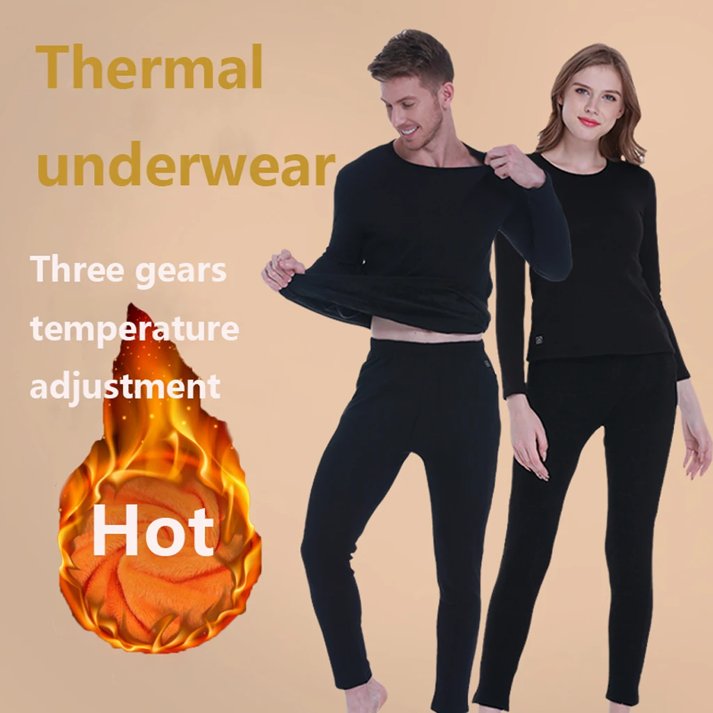 Женская одежда с электрическим подогревом, мотоциклетное термобелье с подогревом, комплект с USB подогревом, сохраняющий тепло, топ для осени и зимы