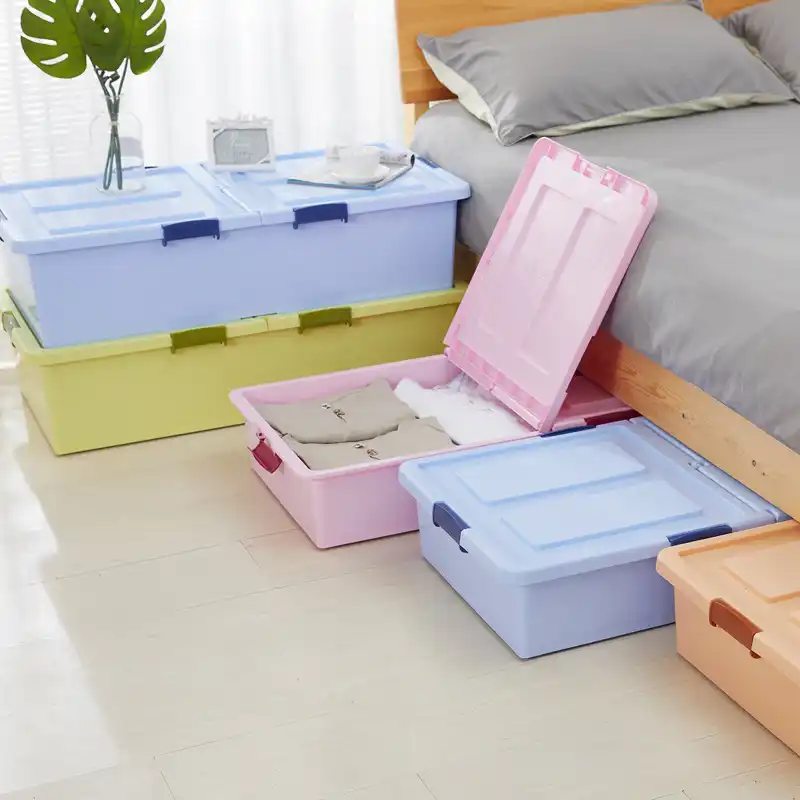 Roller Bed Storage Box Flat Extra Large Clothes Roller Bed Storage Box Flat Extra Large