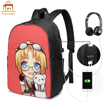 

Hetalia Backpack Hetalia Backpacks High quality Print Bag Shopping Multi Pocket Trendy Student Bags